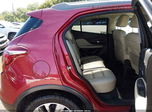KL4CJCSB4HB000698 2017 BUICK ENCORE Red VIN კოდის სტიკერის ხედი