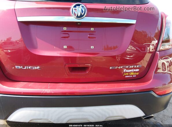 KL4CJCSB4HB000698 2017 BUICK ENCORE Red 