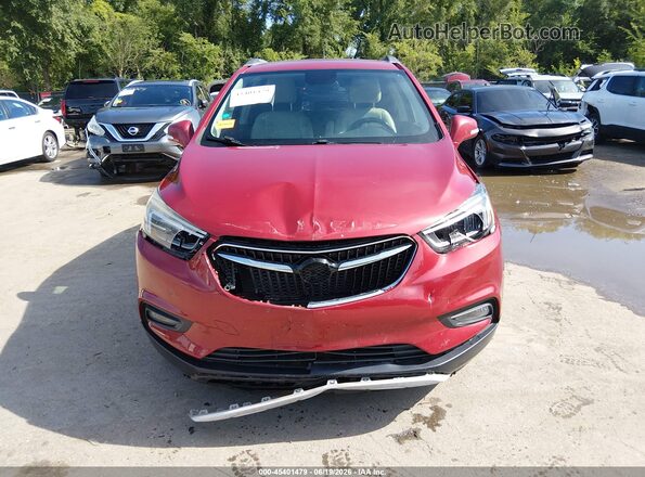 KL4CJCSB4HB000698 2017 BUICK ENCORE Red უკანა სალონის ხედი