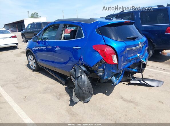 KL4CJCSB5GB633192 2016 BUICK ENCORE Blue Rear left