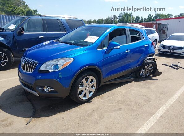 KL4CJCSB5GB633192 2016 BUICK ENCORE Blue Front left