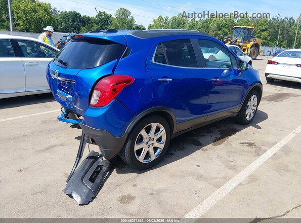 KL4CJCSB5GB633192 2016 BUICK ENCORE Blue Rear right