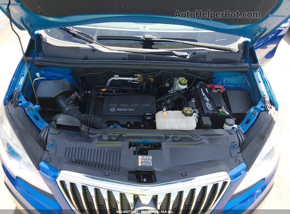 KL4CJCSB5GB633192 2016 BUICK ENCORE Blue Rear view