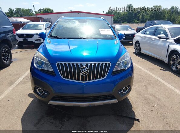 KL4CJCSB5GB633192 2016 BUICK ENCORE Blue Rear interior view
