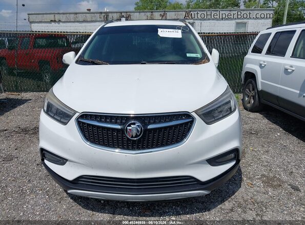 KL4CJCSB5HB155633 2017 BUICK ENCORE White Instrument cluster view