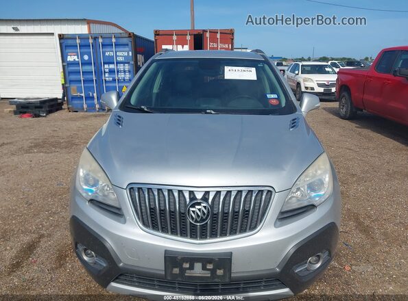 KL4CJCSB6GB577778 2016 BUICK ENCORE Silver Front view