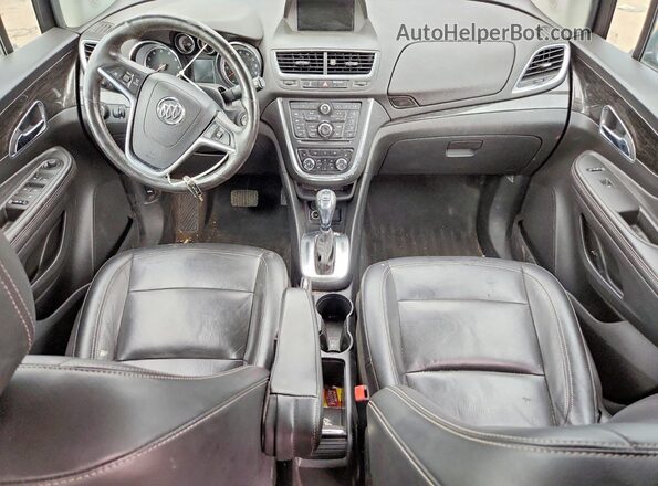 KL4CJCSB6GB708448 2016 BUICK ENCORE Черный Вид панели приборов