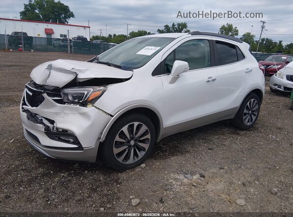 KL4CJCSB9HB117872 2017 BUICK ENCORE White წინა მარცხენა ხედი სამი მეოთხედიდან