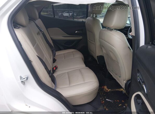 KL4CJCSB9HB117872 2017 BUICK ENCORE White VIN კოდის სტიკერის ხედი