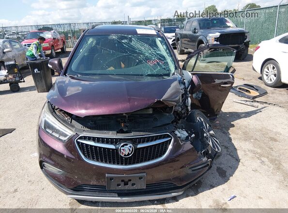 KL4CJCSB9JB542305 2018 BUICK ENCORE Purple Սարքավորումների վահանակի տեսք
