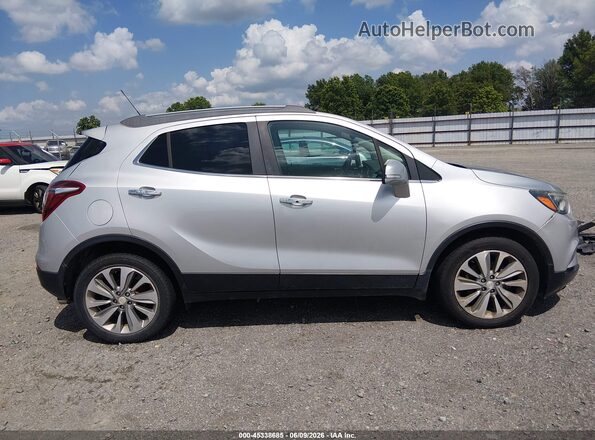 KL4CJCSBXHB004898 2017 BUICK ENCORE Silver Rear interior view