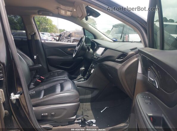 KL4CJCSBXHB132431 2017 BUICK ENCORE Black Widok wnętrza z przodu