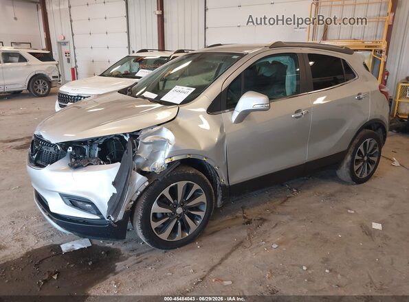 KL4CJCSM0KB883367 2019 BUICK ENCORE Серебряный Передняя левая четверть