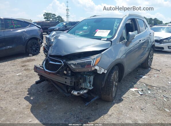 KL4CJCSM1KB772228 2019 BUICK ENCORE Gray Vista tres cuartos delantera izquierda