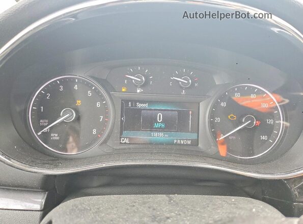 KL4CJCSM4HB163546 2017 BUICK ENCORE Gray Widok zestawu wskaźników