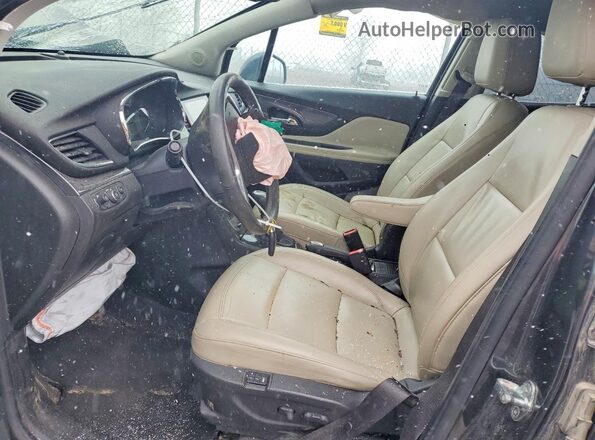 KL4CJCSM4HB163546 2017 BUICK ENCORE Gray Widok wnętrza z przodu