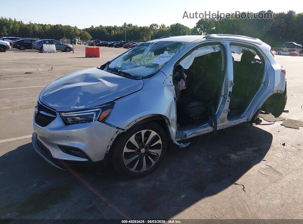 KL4CJCSM4KB881931 2019 BUICK ENCORE Серебряный Передняя левая четверть