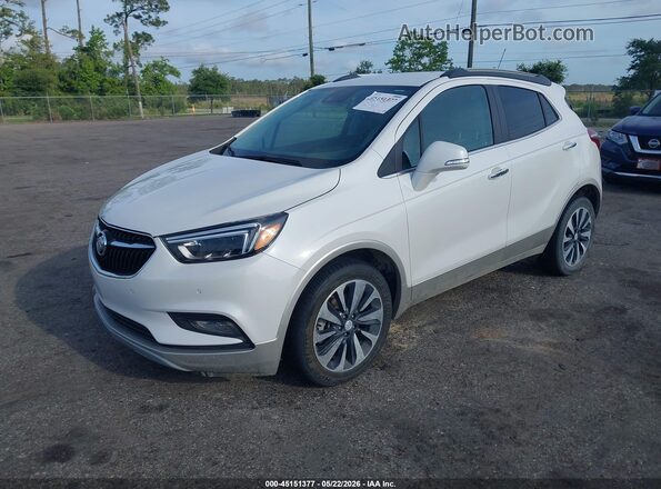 KL4CJCSM5KB737319 2019 BUICK ENCORE White Передня ліва чверть