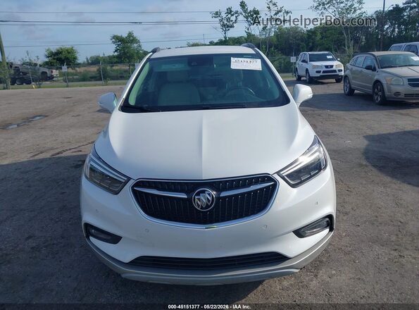 KL4CJCSM5KB737319 2019 BUICK ENCORE White Вид щитка приладів