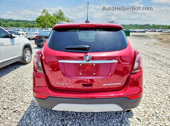 KL4CJCSM6JB713061 2018 BUICK ENCORE Красный Вид сзади