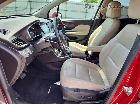 KL4CJCSM6JB713061 2018 BUICK ENCORE Красный Вид салона спереди
