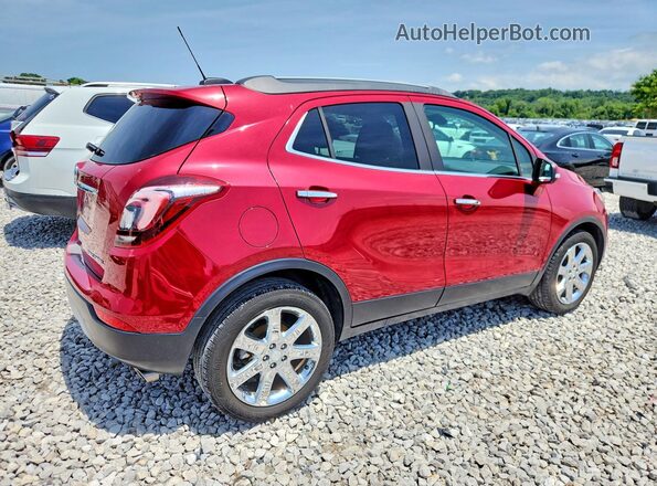 KL4CJCSM6JB713061 2018 BUICK ENCORE Красный Задняя правая четверть