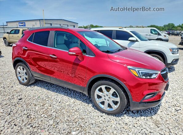 KL4CJCSM6JB713061 2018 BUICK ENCORE Красный Передняя правая четверть