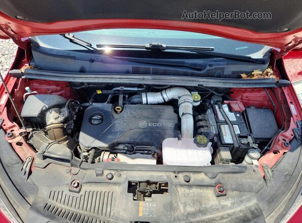 KL4CJCSM6JB713061 2018 BUICK ENCORE Красный Вид подкапотного пространства
