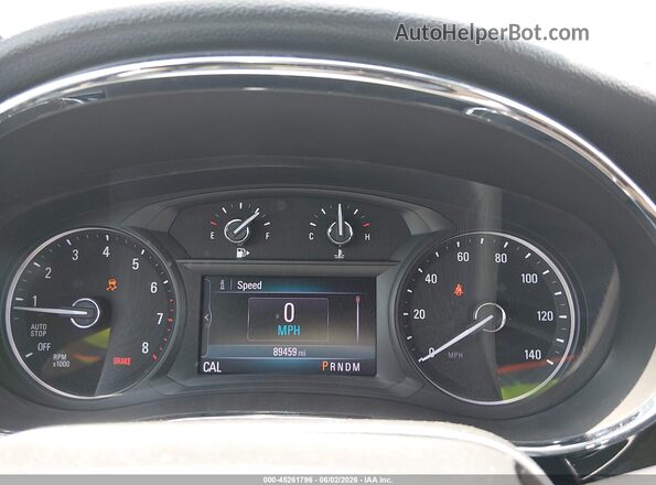 KL4CJCSM7KB746734 2019 BUICK ENCORE Black უკანა სავარძლების ხედი