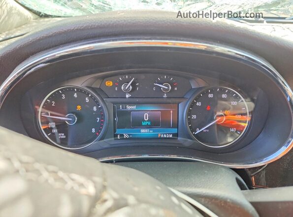 KL4CJCSM9KB889958 2019 BUICK ENCORE Gray Widok zestawu wskaźników