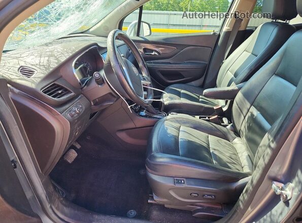 KL4CJCSM9KB889958 2019 BUICK ENCORE Gray Widok wnętrza z przodu