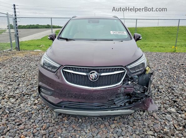 KL4CJDSB6JB565398 2018 BUICK ENCORE Burgundy Front view