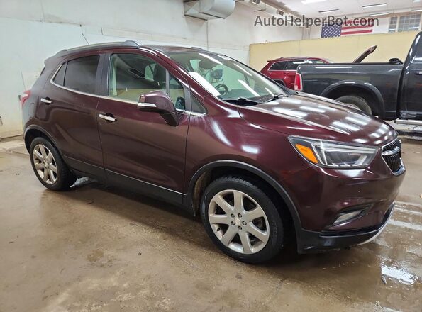 KL4CJDSB9HB135665 2017 BUICK ENCORE Бордовый Передняя правая четверть