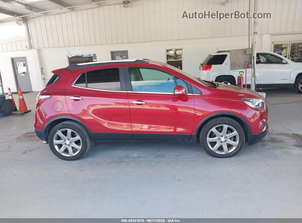 KL4CJDSM5HB040988 2017 BUICK ENCORE Красный Вид задней части салона