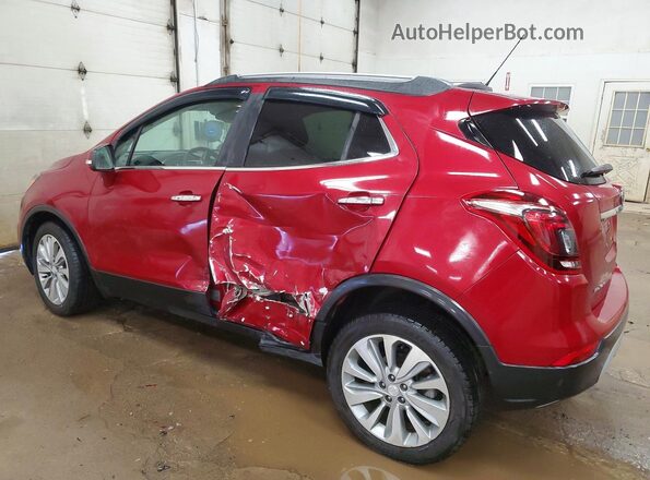 KL4CJESB0JB543743 2018 BUICK ENCORE Red Rear left