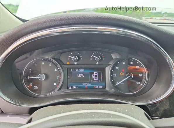 KL4CJESB1MB305002 2021 BUICK ENCORE White ხელსაწყოთა პანელის ხედი