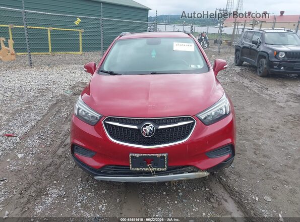 KL4CJESB2KB807014 2019 BUICK ENCORE Красный Вид щитка приборов