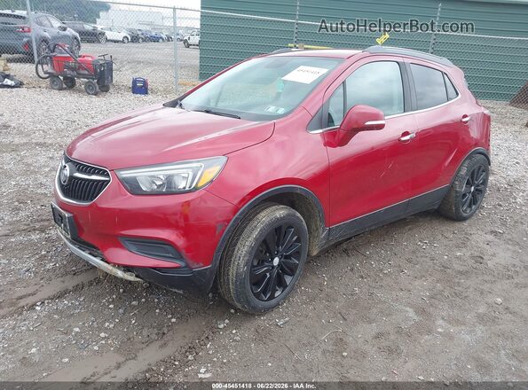 KL4CJESB2KB807014 2019 BUICK ENCORE Красный Передняя левая четверть