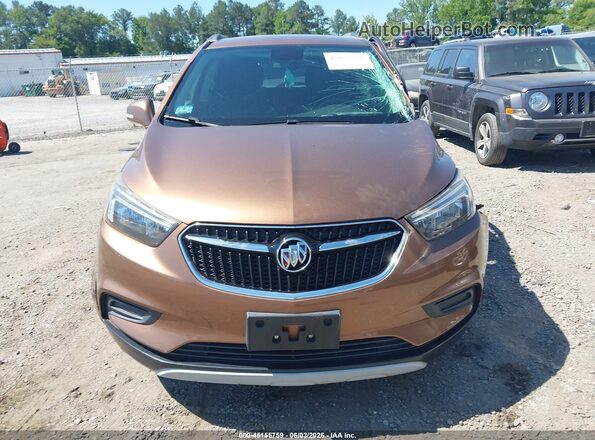 KL4CJESB3HB021294 2017 BUICK ENCORE Brown Widok zestawu wskaźników