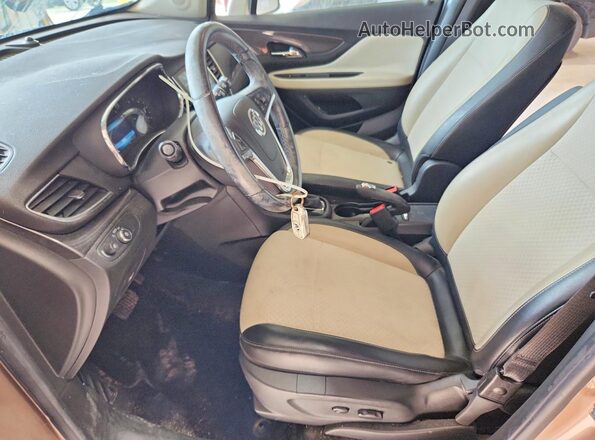 KL4CJESB3JB510915 2018 BUICK ENCORE Tan Front interior view