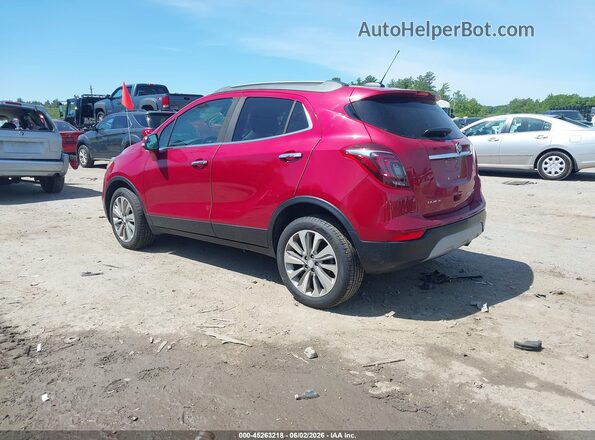 KL4CJESB3JB516150 2018 BUICK ENCORE Maroon Задня ліва чверть