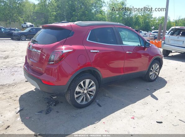 KL4CJESB3JB516150 2018 BUICK ENCORE Maroon Задня права чверть