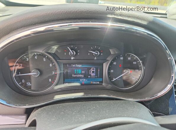 KL4CJESB3KB877329 2019 BUICK ENCORE Черный Вид щитка приборов