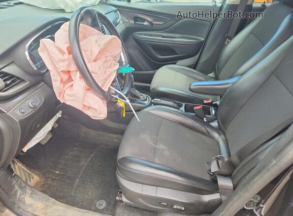 KL4CJESB3KB877329 2019 BUICK ENCORE Черный Вид салона спереди