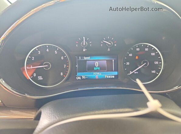 KL4CJESB3KB896799 2019 BUICK ENCORE Серебряный Вид щитка приборов