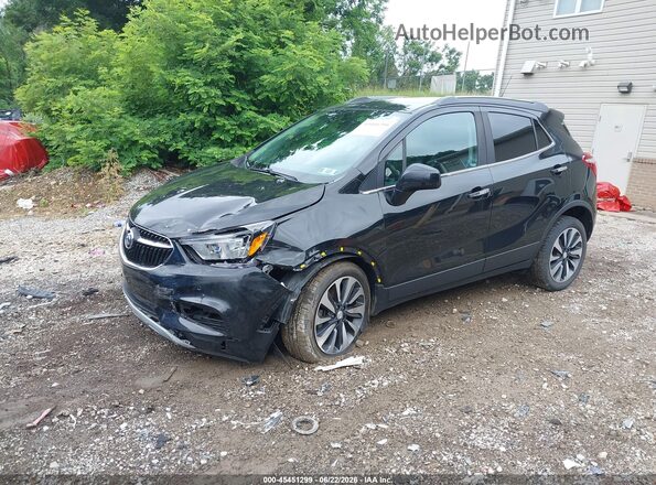 KL4CJESB3MB347610 2021 BUICK ENCORE Черный Передняя левая четверть