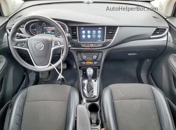 KL4CJESB4HB161824 2017 BUICK ENCORE Red Dashboard view