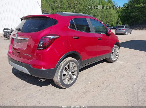 KL4CJESB4HB234478 2017 BUICK ENCORE Red Задня права чверть