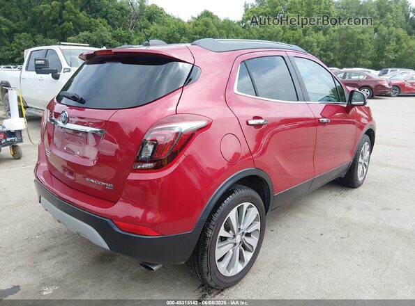 KL4CJESB4KB722157 2019 BUICK ENCORE Красный Задняя правая четверть