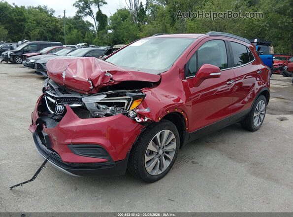 KL4CJESB4KB722157 2019 BUICK ENCORE Красный Передняя левая четверть